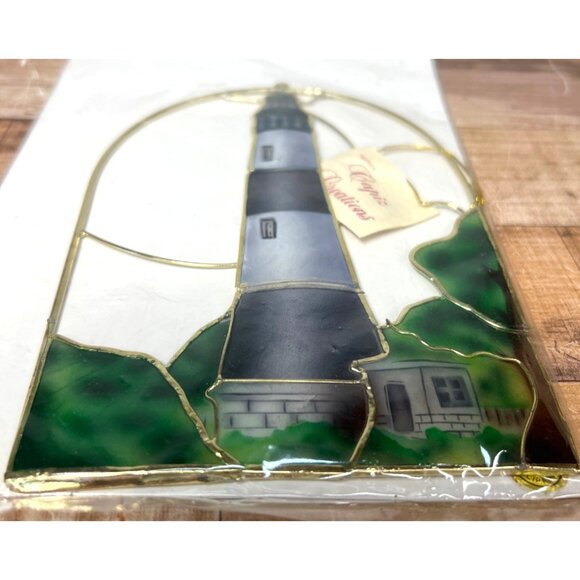 Lighthouse Stained Glass Suncatcher By Papina Creations - Picture 1 of 6